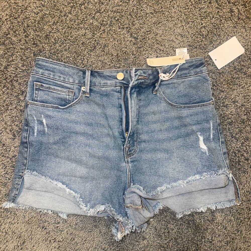Women's Blue Denim Shorts